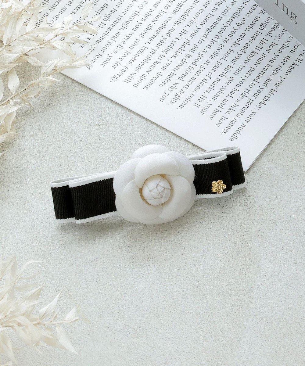 Tiaclasse 【安田美沙子さん着用・選べる2TYPE】ローズモチーフバレッタ 