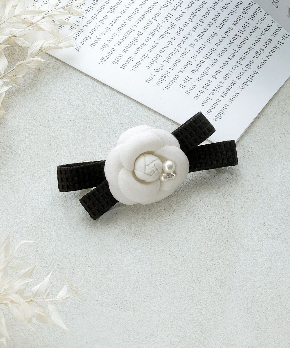 Tiaclasse 【安田美沙子さん着用・選べる2TYPE】ローズモチーフバレッタ 