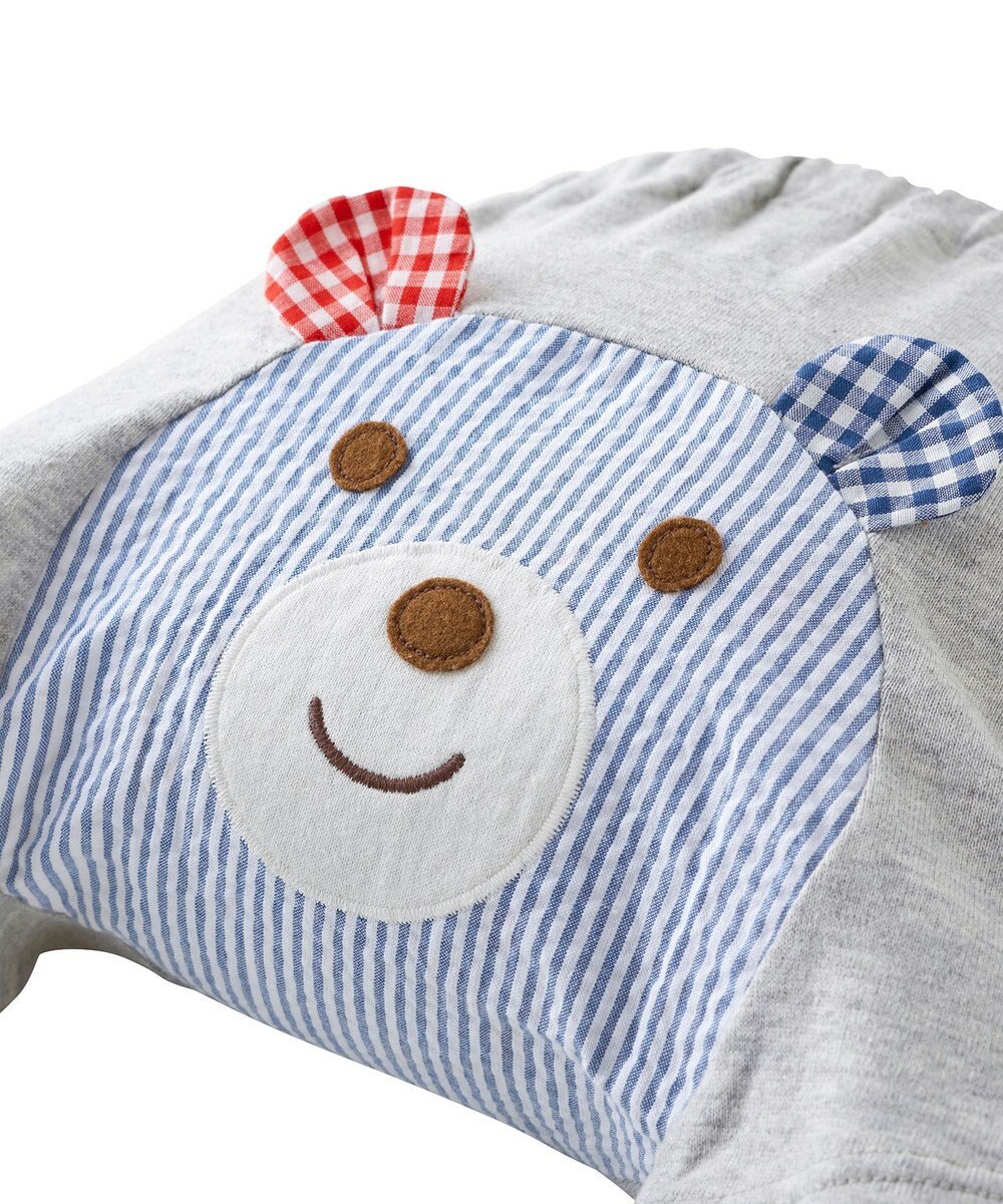 MIKI HOUSE HOT BISCUITS 【70-80cm】 顔ドン ベビーパンツ 