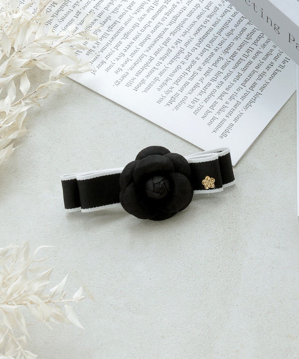 Tiaclasse 【安田美沙子さん着用・選べる2TYPE】ローズモチーフバレッタ 