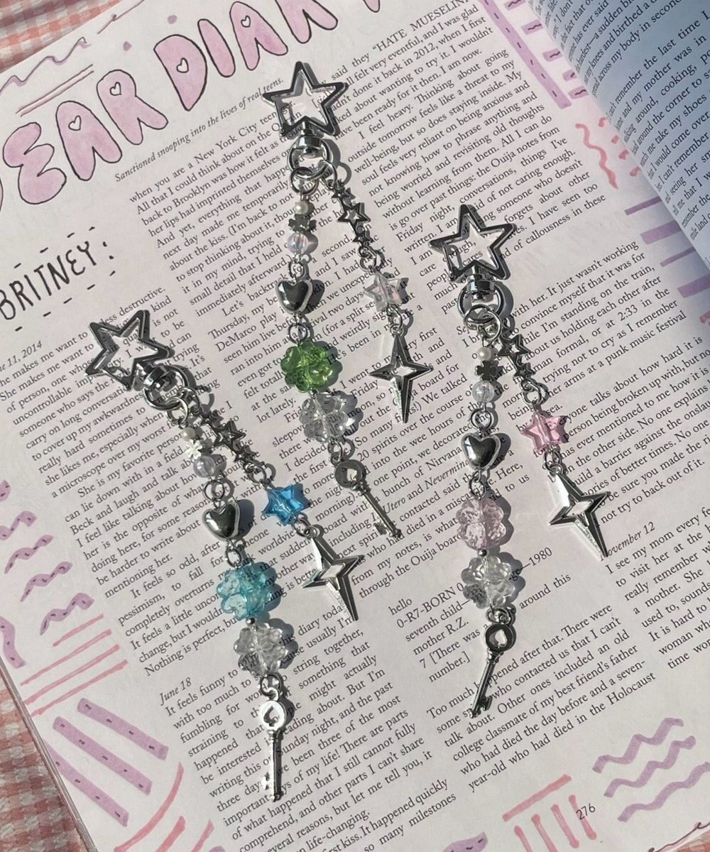 WEGO スタークローバービーズキーホルダー 