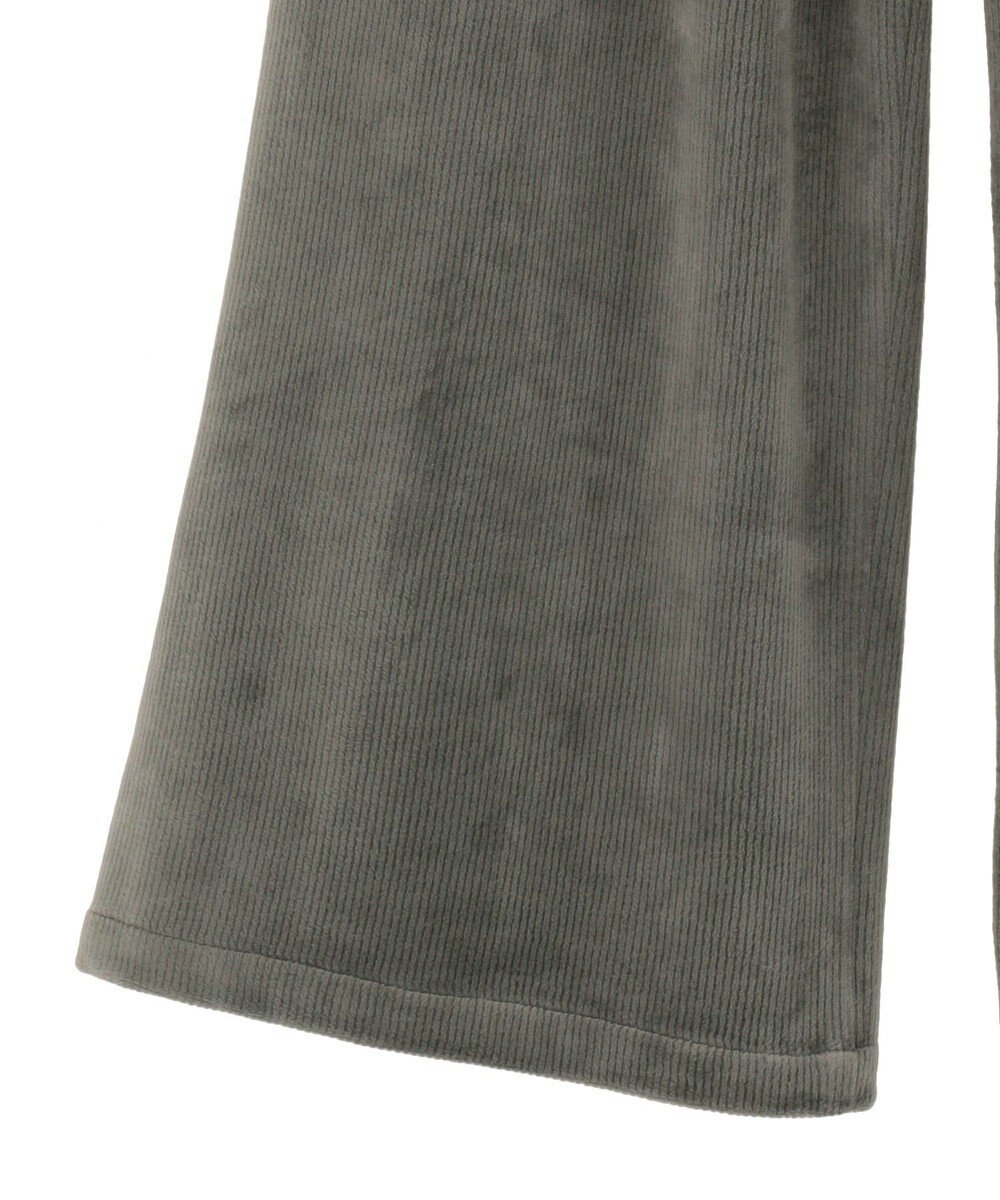 Green Parks ぽかぽか裏起毛ベロアイージーパンツ 