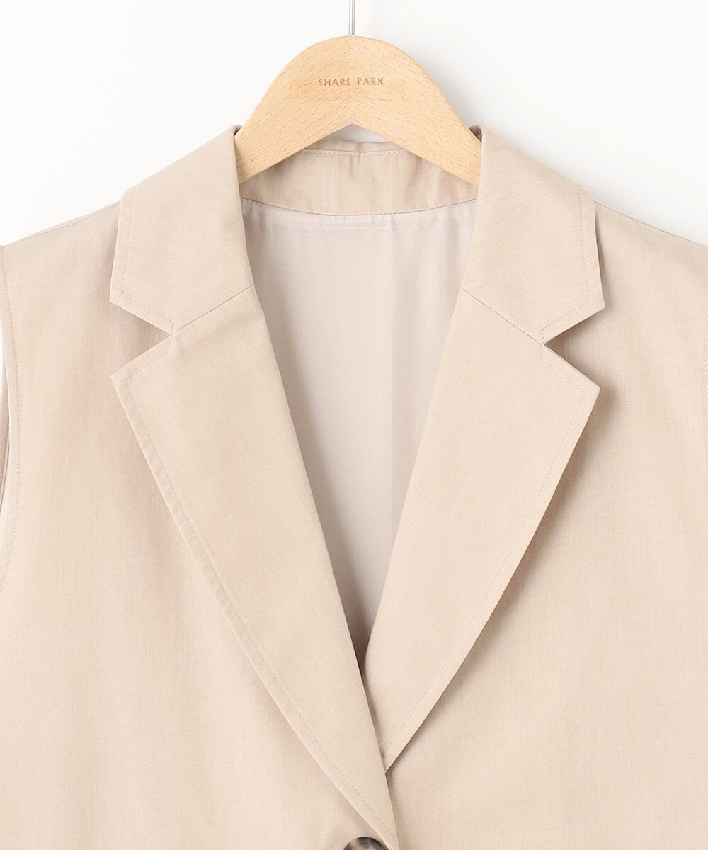 SHARE PARK LADIES 【洗える】トレンチ ロングジレ 