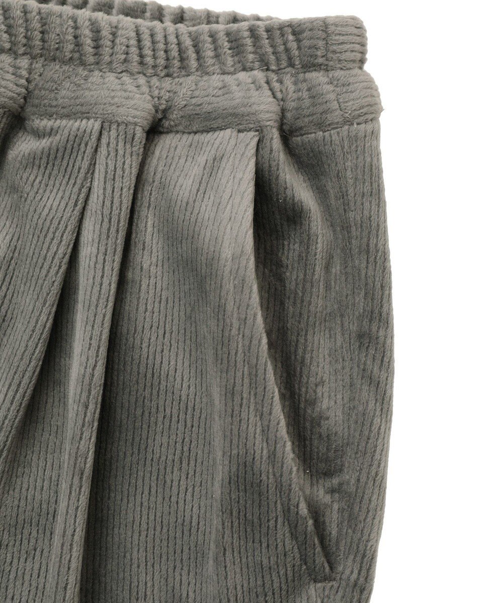 Green Parks ぽかぽか裏起毛ベロアイージーパンツ 