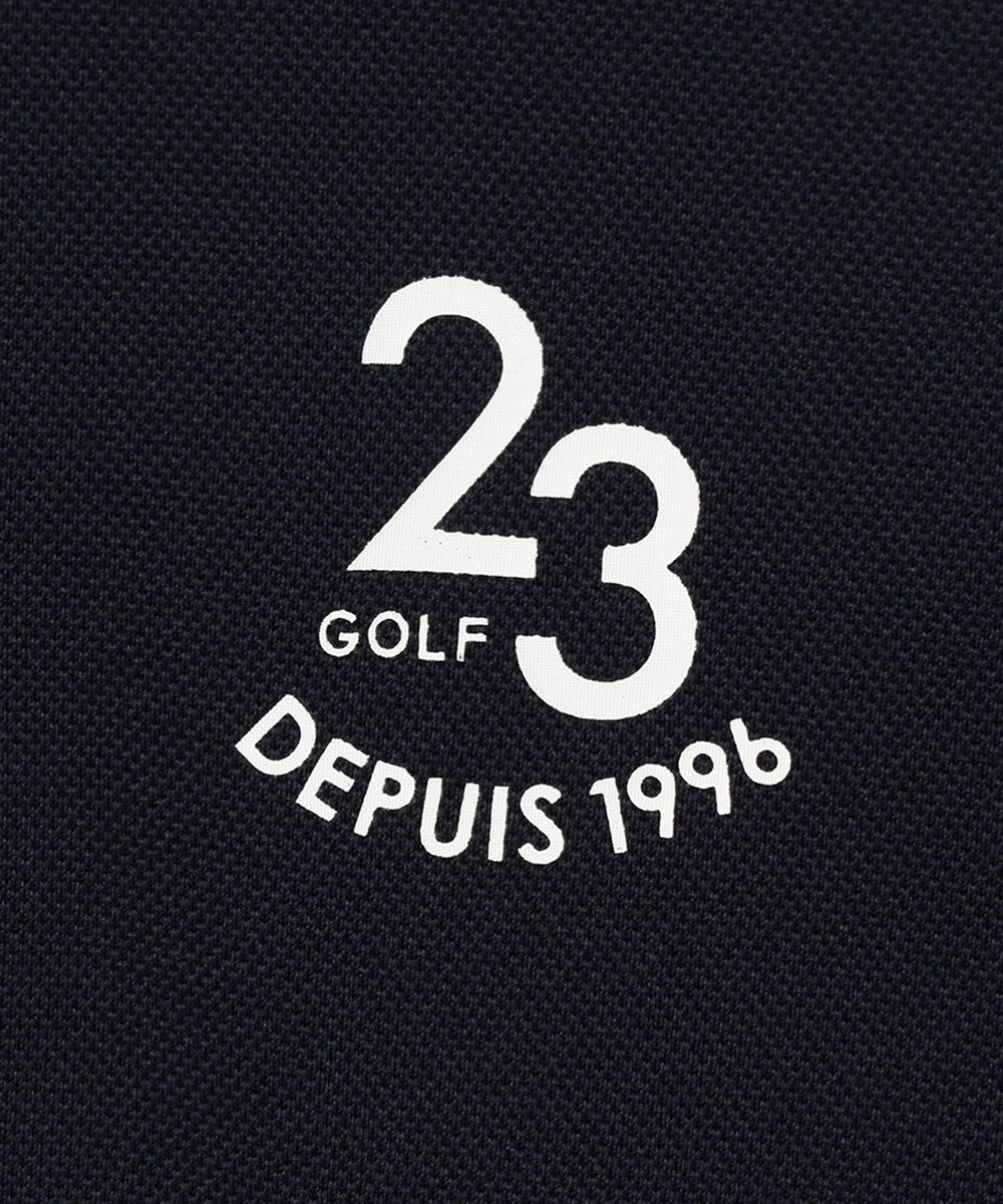 23区GOLF 【WOMEN】【吸水速乾】カノコ ボーダー半そで ポロシャツ 