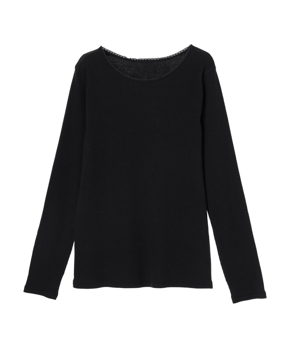 CRAFT STANDARD BOUTIQUE フリルテープリブカットプルオーバー 