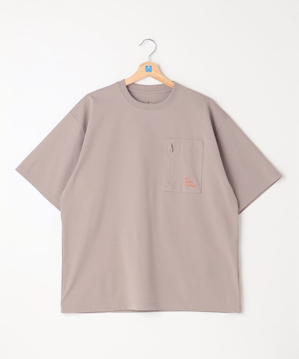 SHARE PARK MENS 【UVカット・吸水速乾・ストレッチ・軽量 】バックプリントポケットTシャツ（L・XLサイズ） 