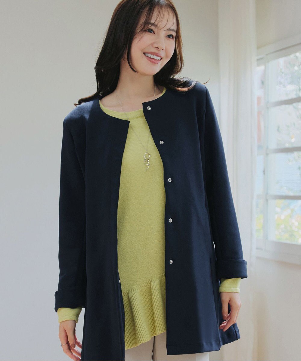 Tiaclasse 【洗える】ななめフリルニットプルオーバー 