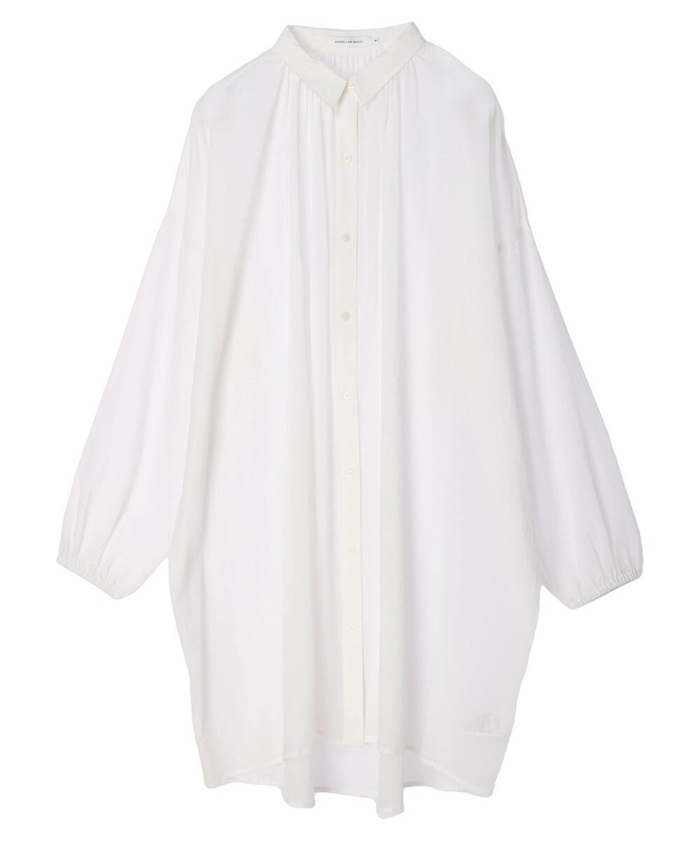 AMERICAN HOLIC シアーＢＩＧシルエットシャツチュニック 