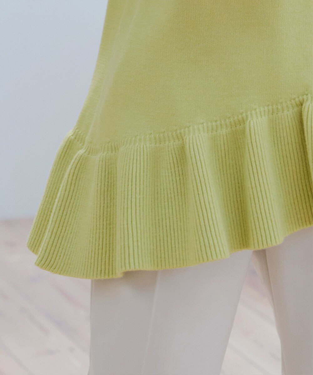 Tiaclasse 【洗える】ななめフリルニットプルオーバー 