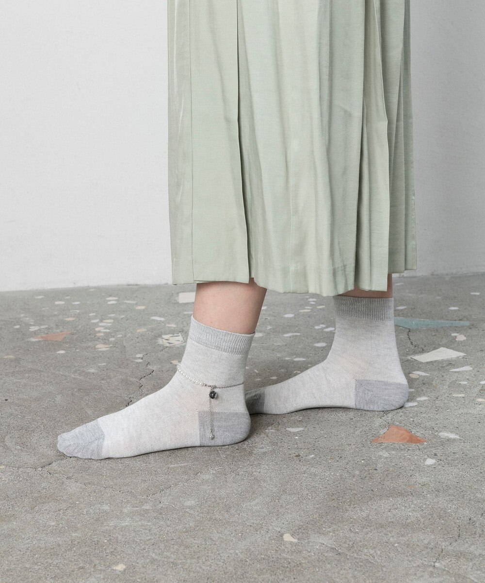 TRICOTE アンクレット付きベーシックソックス 