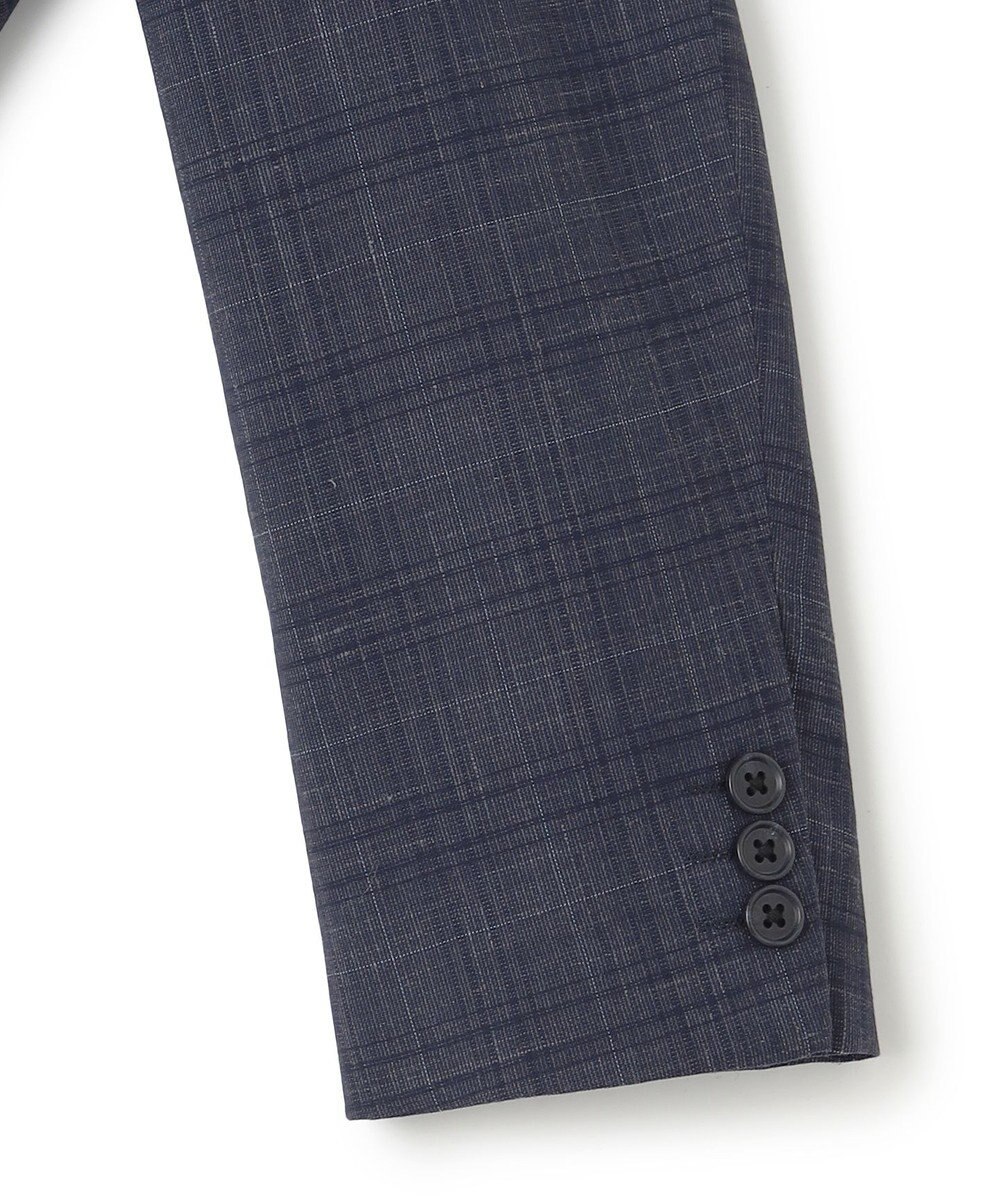 J.PRESS MEN 【WEB・一部店舗限定】ウールリネンチェック ジャケット 
