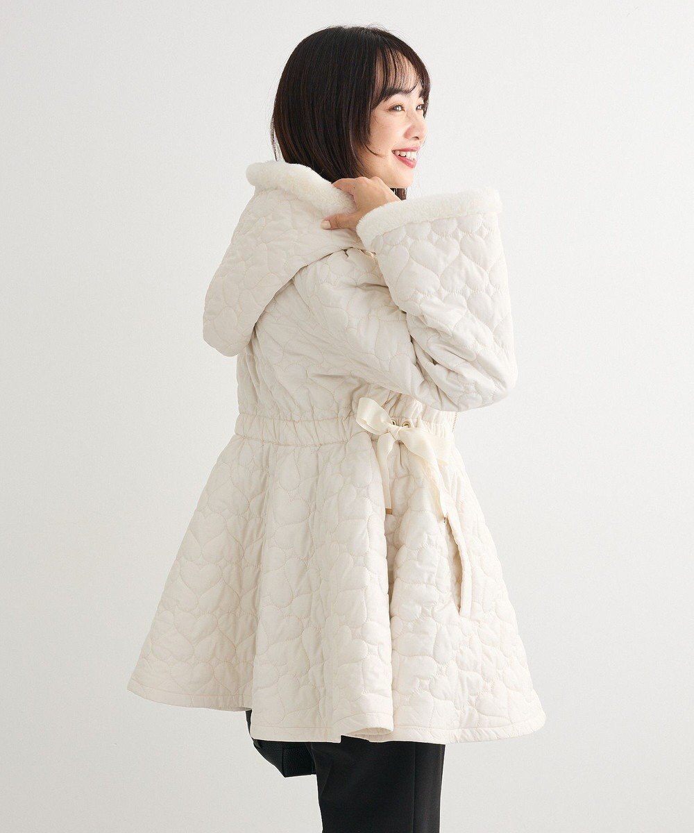 Green Parks ・ｓｗｉｎｇ　ｂｙ　ハートキルトフレアコート 