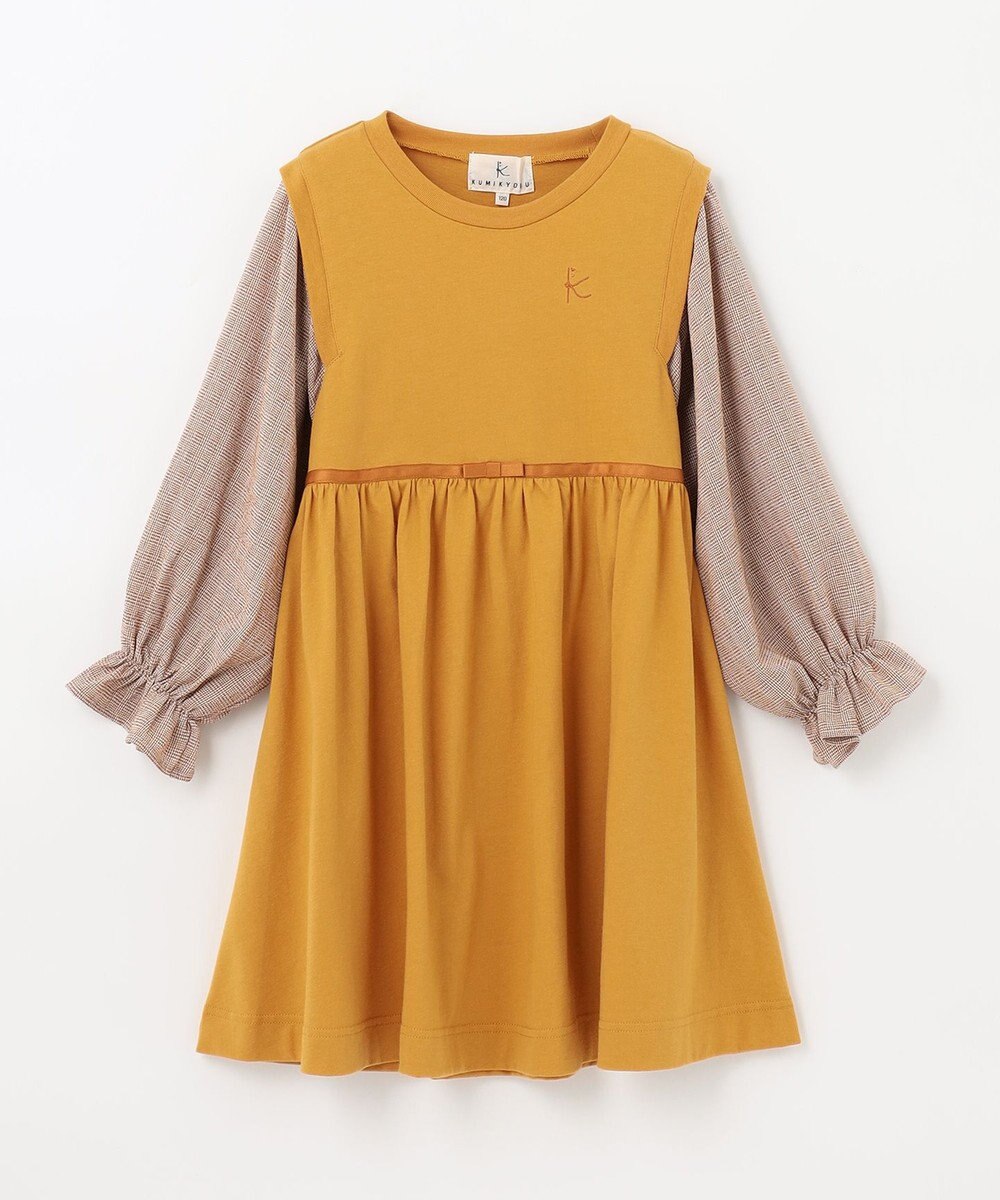 組曲 KIDS 【110-140cm】シェイプドカット ワンピース 