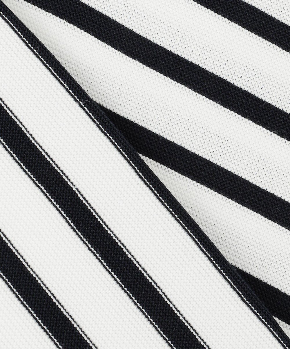 J.PRESS LADIES S 【洗える・抗菌防臭】 ドルマンガーター ボーダー ニット 