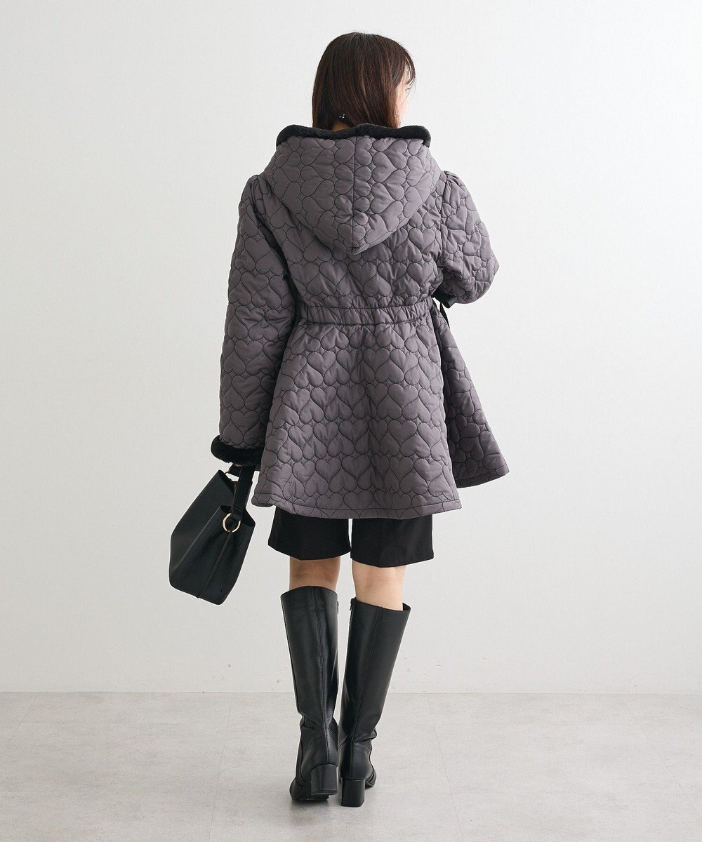 Green Parks ・ｓｗｉｎｇ　ｂｙ　ハートキルトフレアコート 