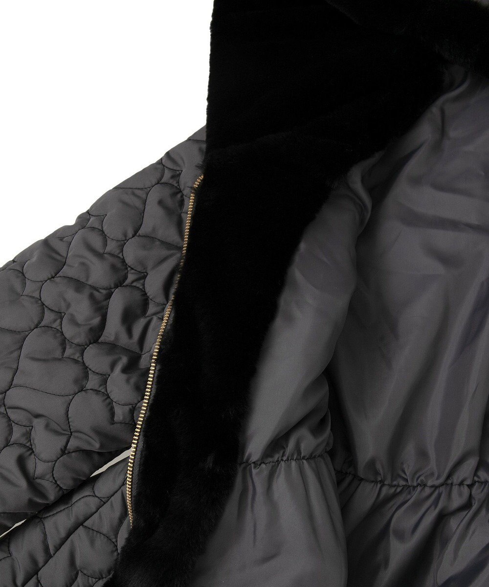 Green Parks ・ｓｗｉｎｇ　ｂｙ　ハートキルトフレアコート 