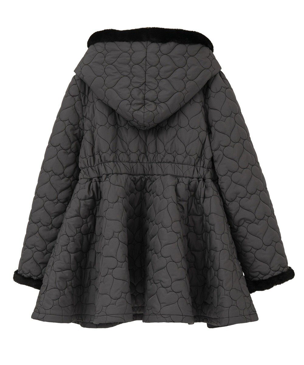 Green Parks ・ｓｗｉｎｇ　ｂｙ　ハートキルトフレアコート 