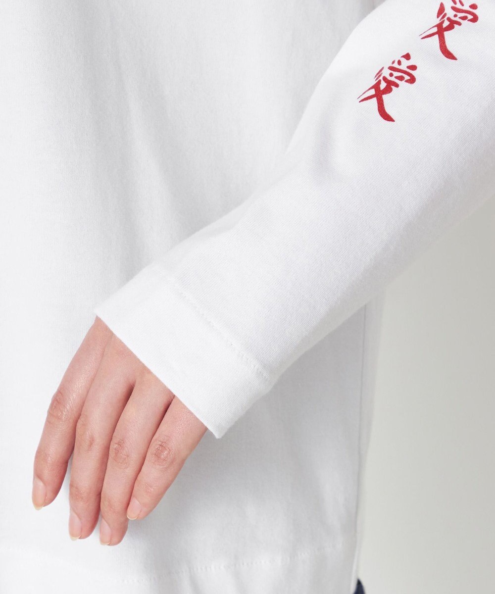 NAVE タブチ×NAVE プリント長袖Tシャツ 