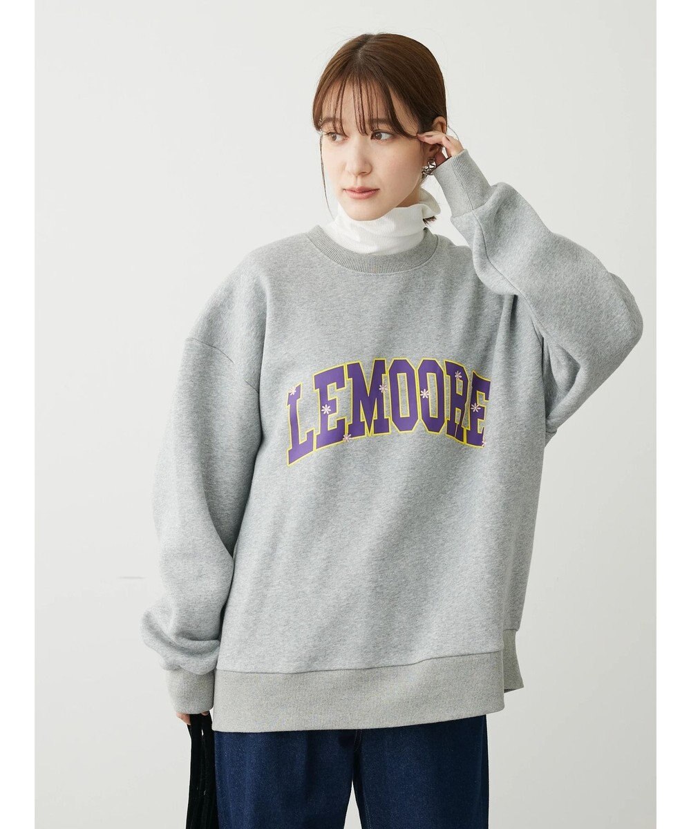 Green Parks ・Ｄｏｕｂｌｅ　Ｆｌａｇｓ　ロゴｐｔ＆刺繍スウェット 