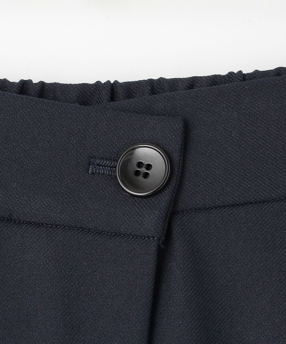 #Newans 【洗える】スラントフロントコクーンパンツ 