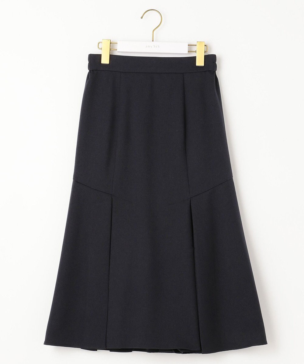 ANY SIS 【洗える】タックマーメイド スカート 