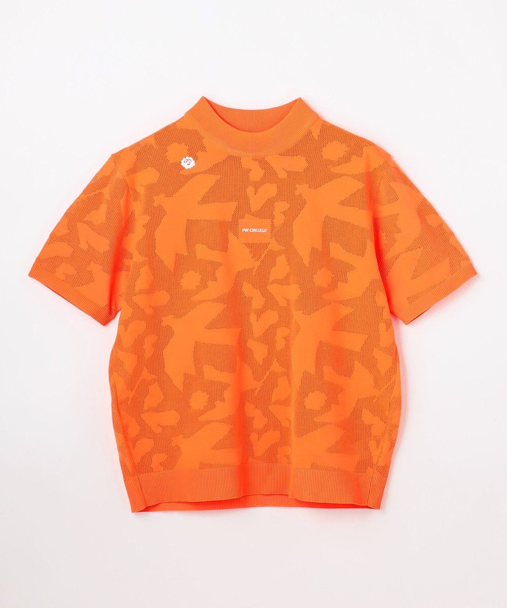 PW CIRCULUS 【MEN】ＤＯＶＥモチーフ ニットモックネック ゴルフ 