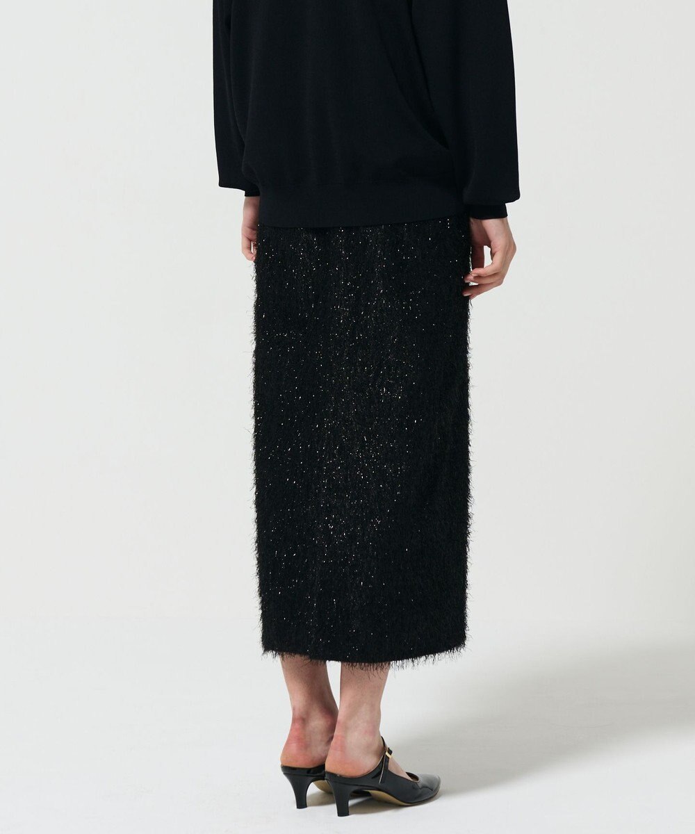 GRACE CONTINENTAL フリンジジャガードタイトスカート 