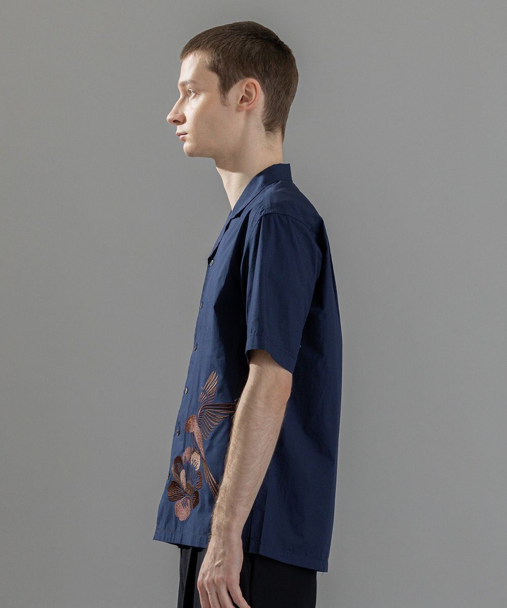 JOSEPH HOMME 新柄【洗える】メキシカンエンブロイダリー　オープンカラー半袖シャツ 