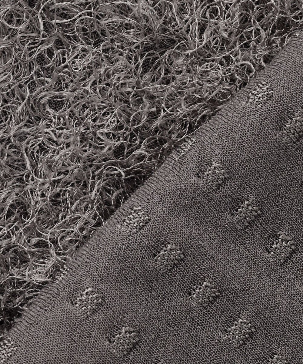 BEIGE， LYCORIS / カットフリンジ Vネックニット 