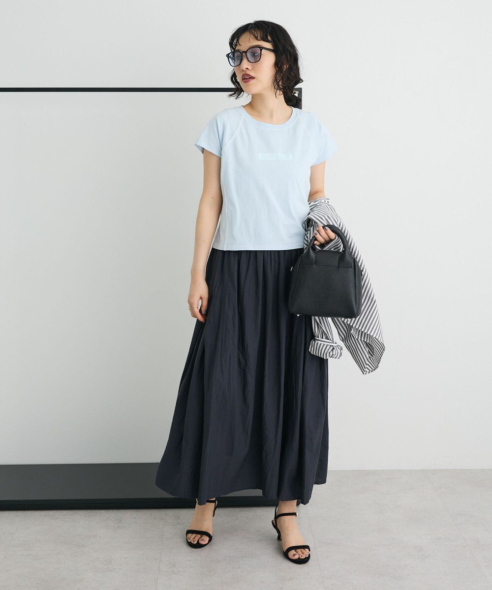 CRAFT STANDARD BOUTIQUE インド綿サイドタック切り替えスカート 