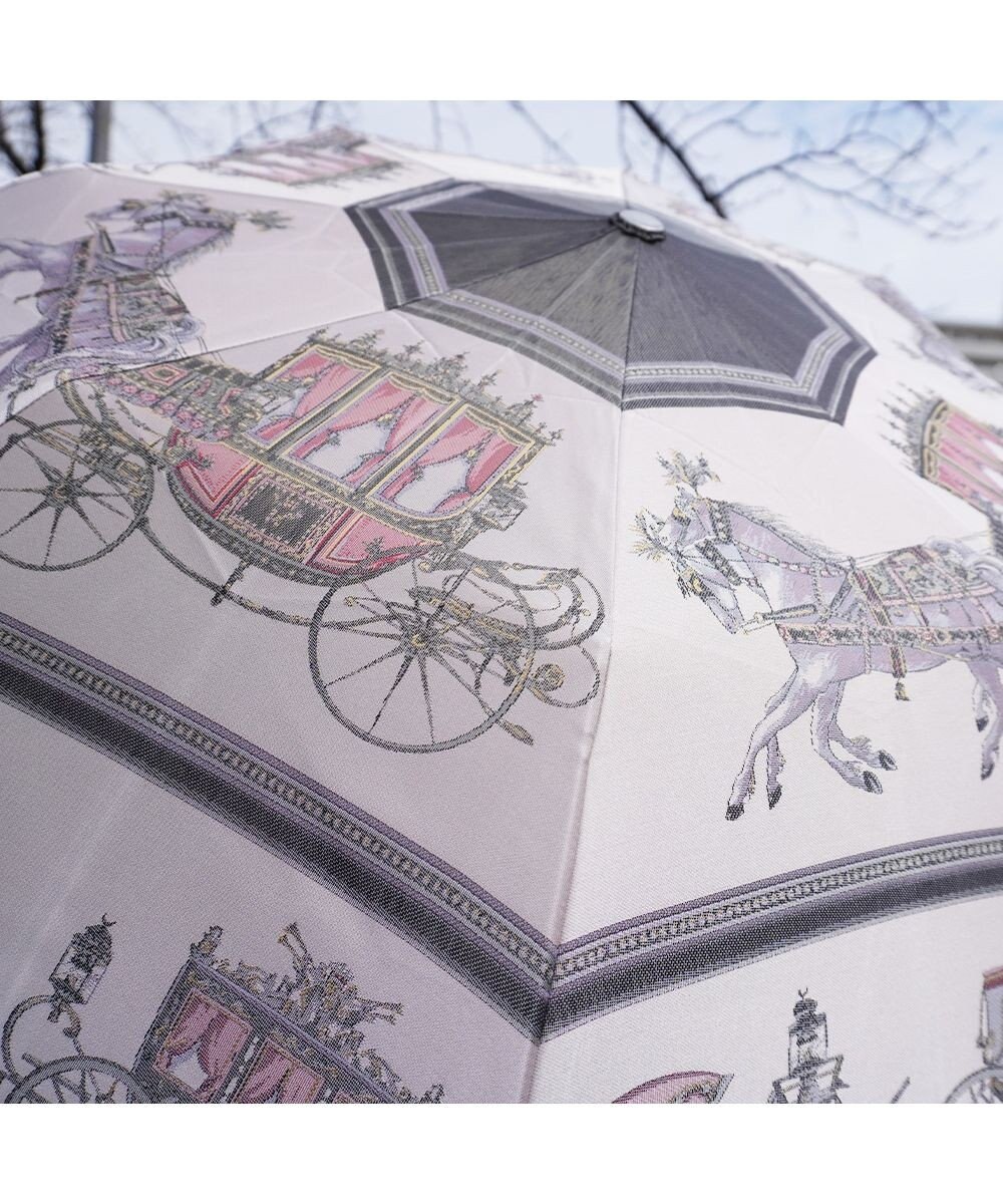Marca Umbrella of Yokohama 晴雨兼用折りたたみ傘 (馬車行列) 日傘 