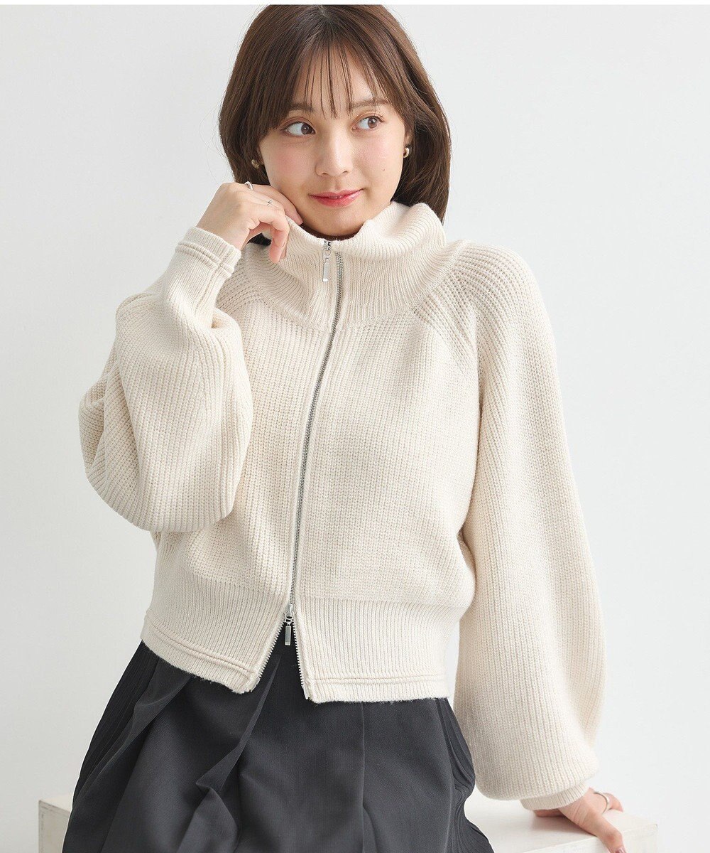 earth music&ecology ＢＩＧカラージップカーディガン 