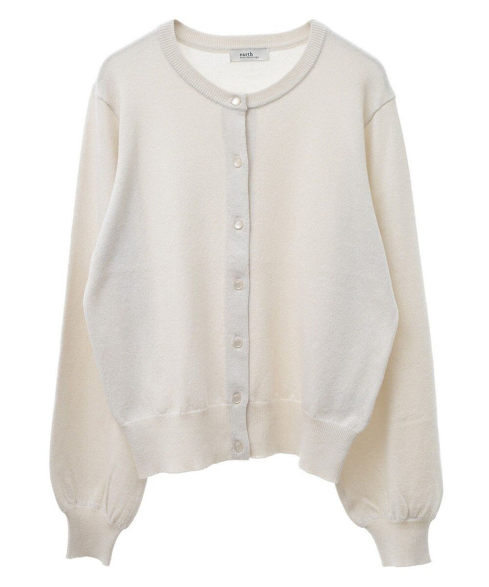 earth music&ecology アンジェリーナラメカーディガン 