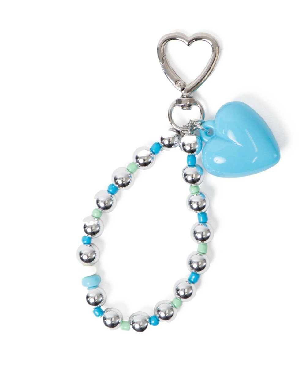 WEGO ハートメタルビーズキーホルダー 