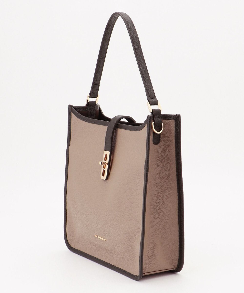 LA BAGAGERIE スクエアレザー2WAYショルダーバッグ 