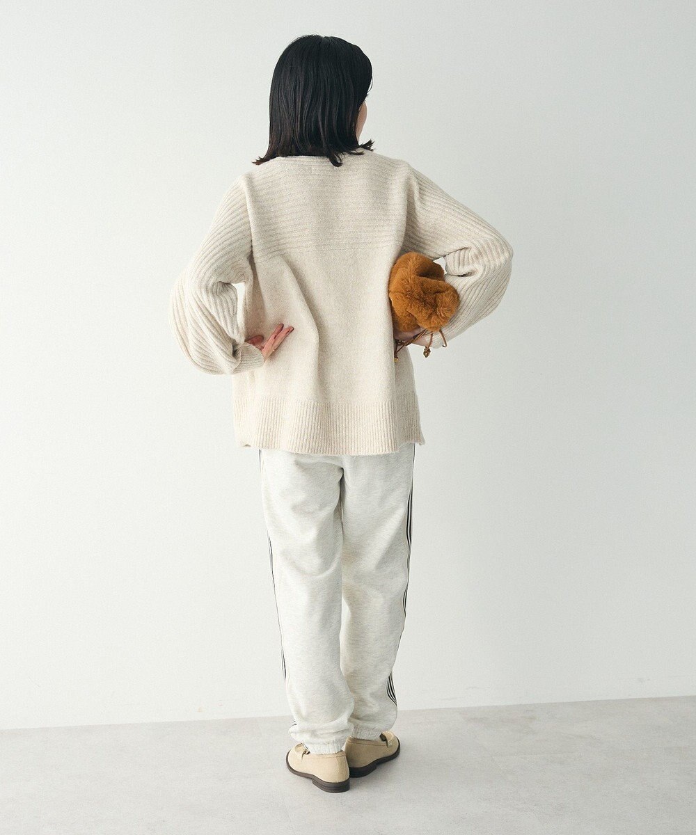 CRAFT STANDARD BOUTIQUE 編み違い斜めスリットニットチュニック 