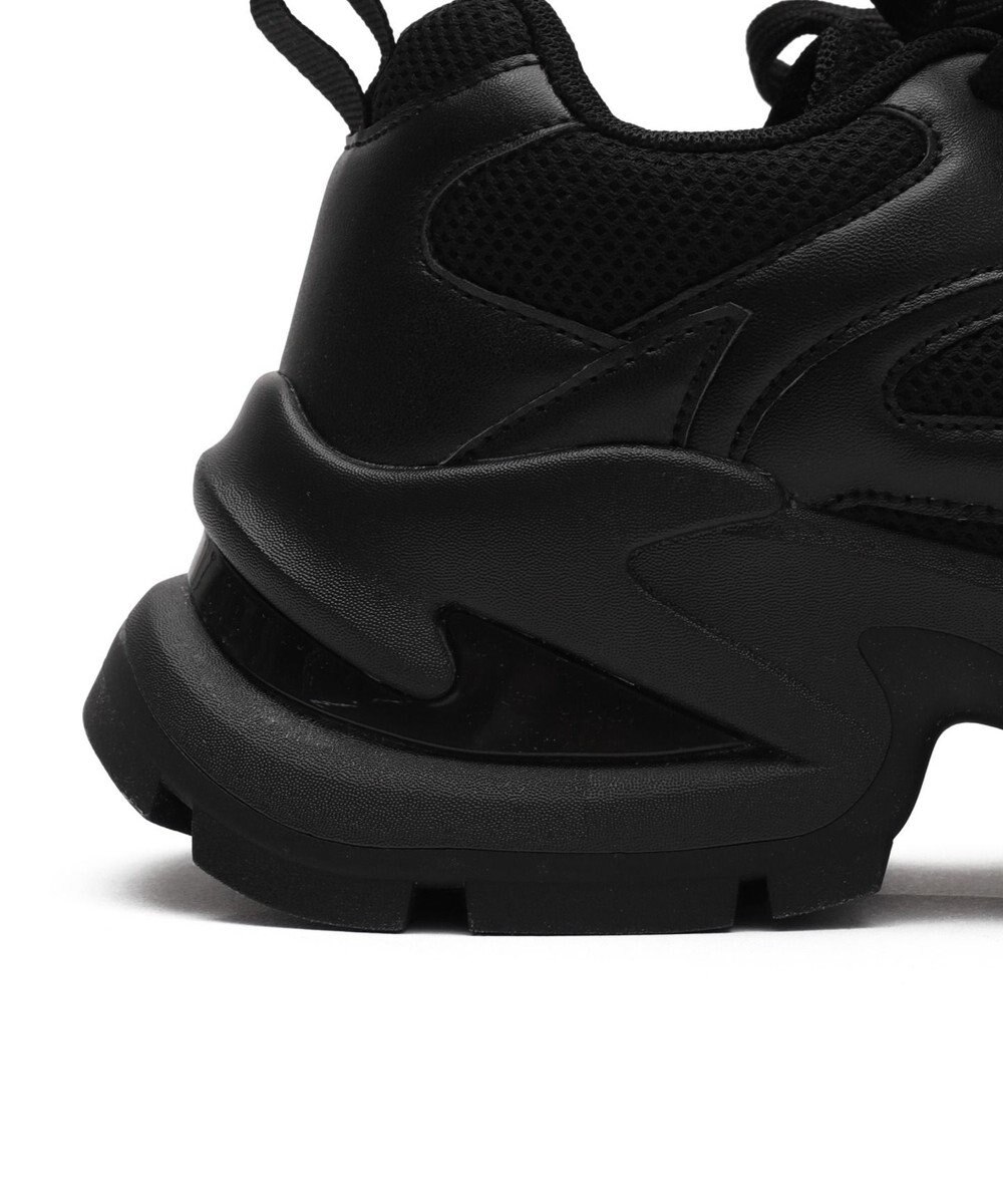 WEGO PUメッシュヒールダッドスニーカー 