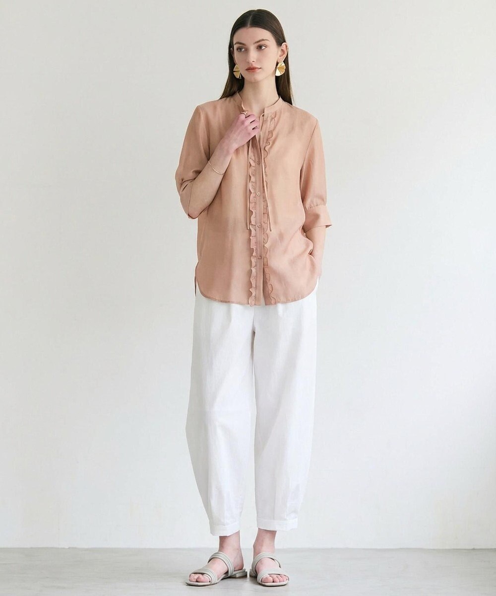 BEIGE， AMARYLLIS / フリルリボン ブラウス 