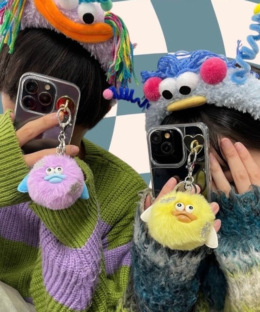 WEGO ゆきんこモンスターぬいぐるみキーホルダー 