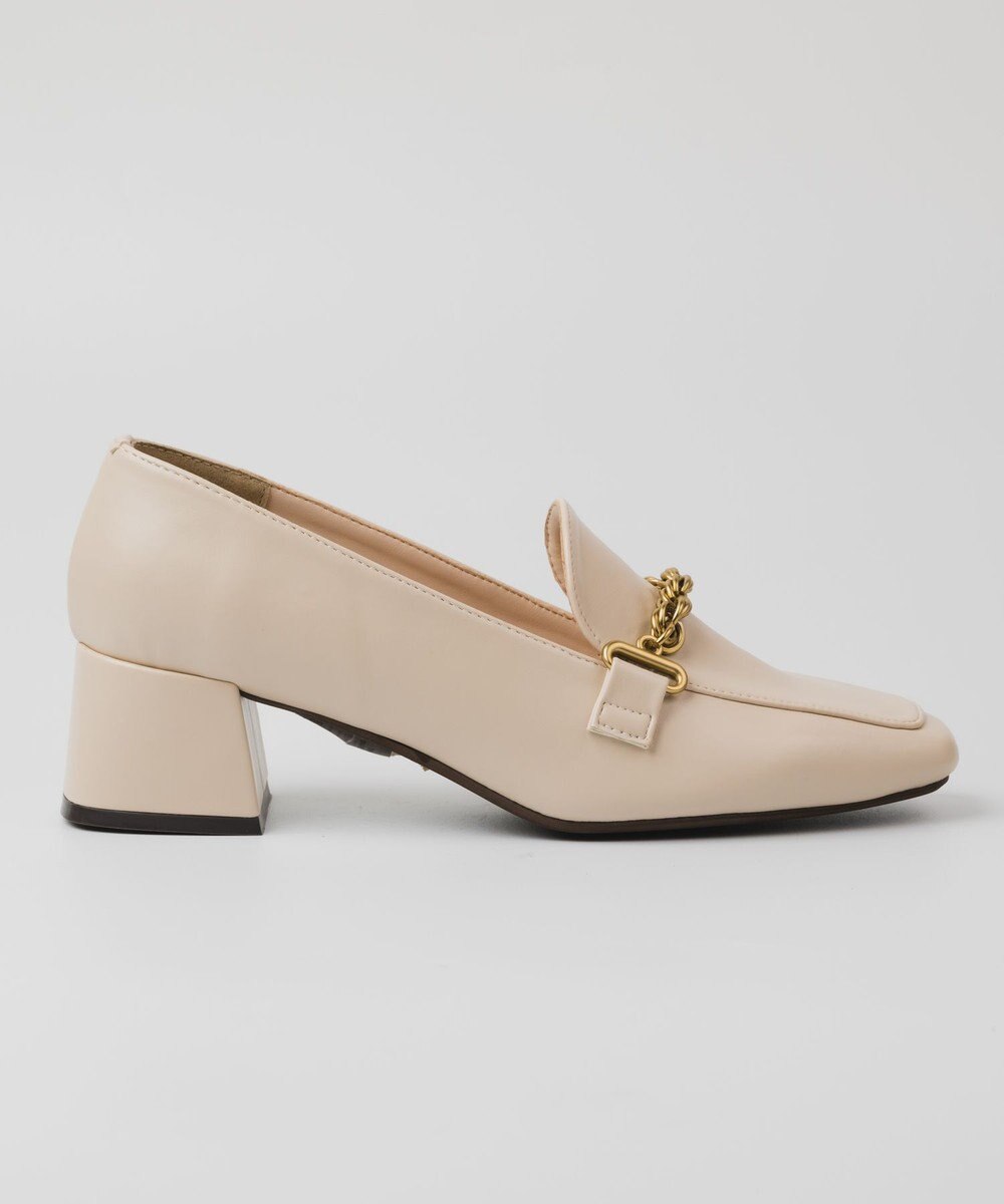 BONTRE 【PRECIEUX JOUET/プレシュウジュエ】マルチチェーンスクエアローファー 