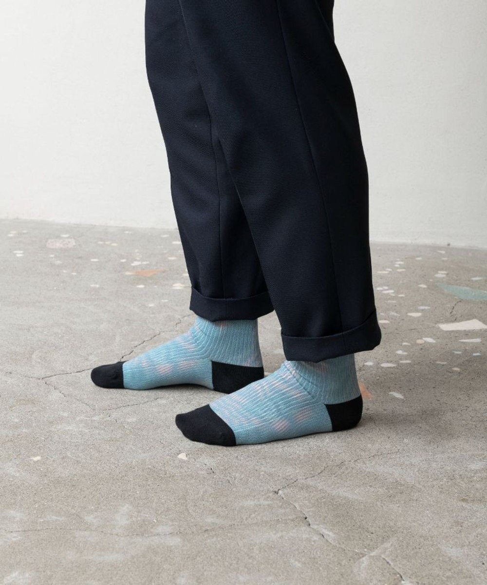 TRICOTE MOIRE LINK SOCKS／モアレリンクソックス 