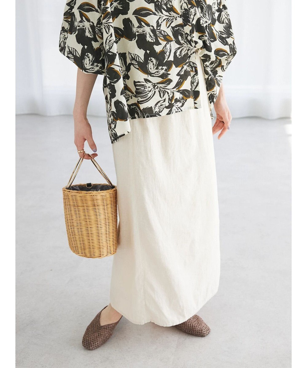 CRAFT STANDARD BOUTIQUE 【キナリノ別注】リネンレーヨンスカート 