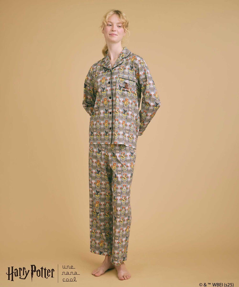 une nana cool 【ハリー・ポッターコラボ】【綿100%】開襟パジャマ 