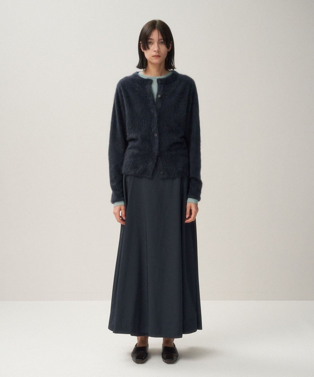 ATON ROYAL CASHMERE FUR | クルーネックカーディガン 