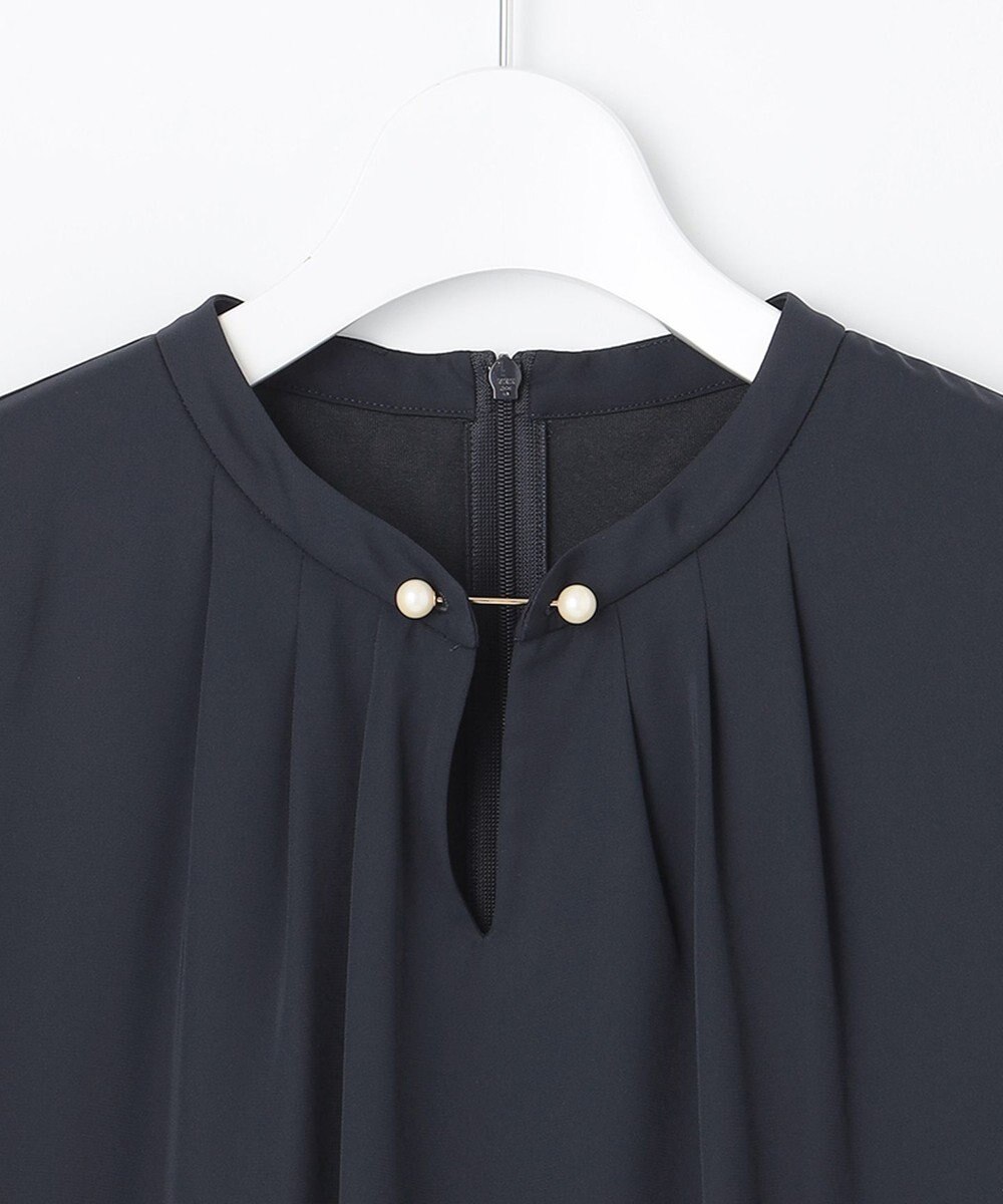 23区 S 【洗える】シルキーデシン パールモチーフ カットソー 