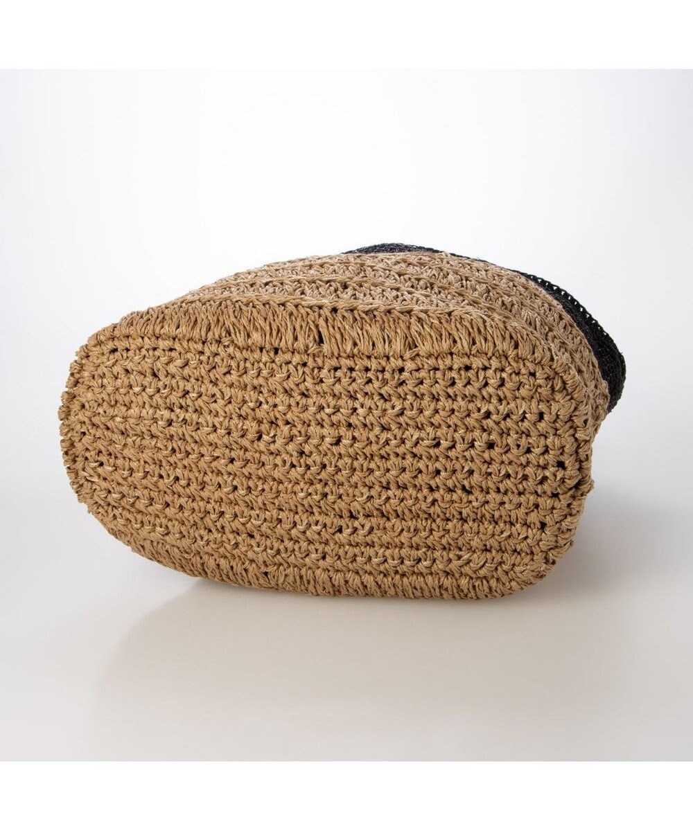 UNBILLION カシュカシュ cachecache / ラメ切替クロッシェトート カゴバッグ 