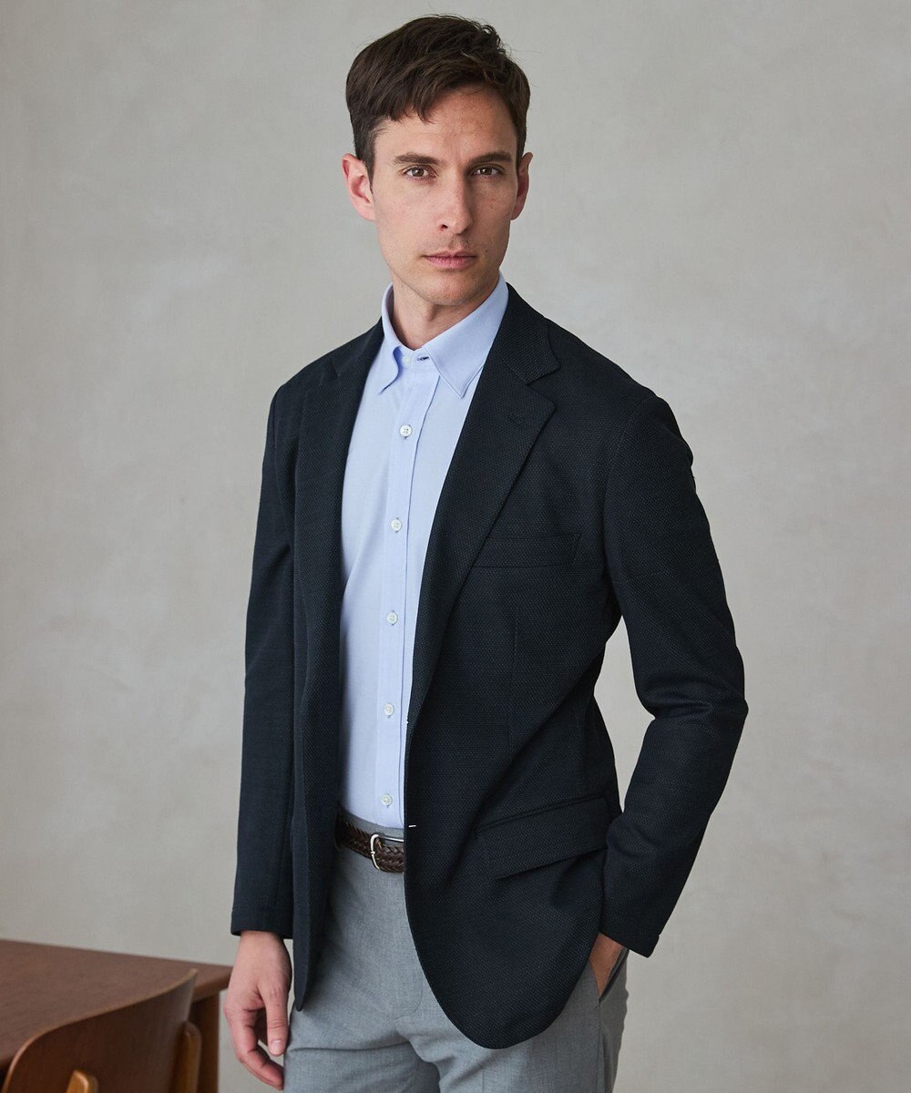 GOTAIRIKU ３年連続売上NO1【吸水速乾/洗える/ストレッチ】ノルマンディーリネン カーディガンジャケット(25/26年モデル) 