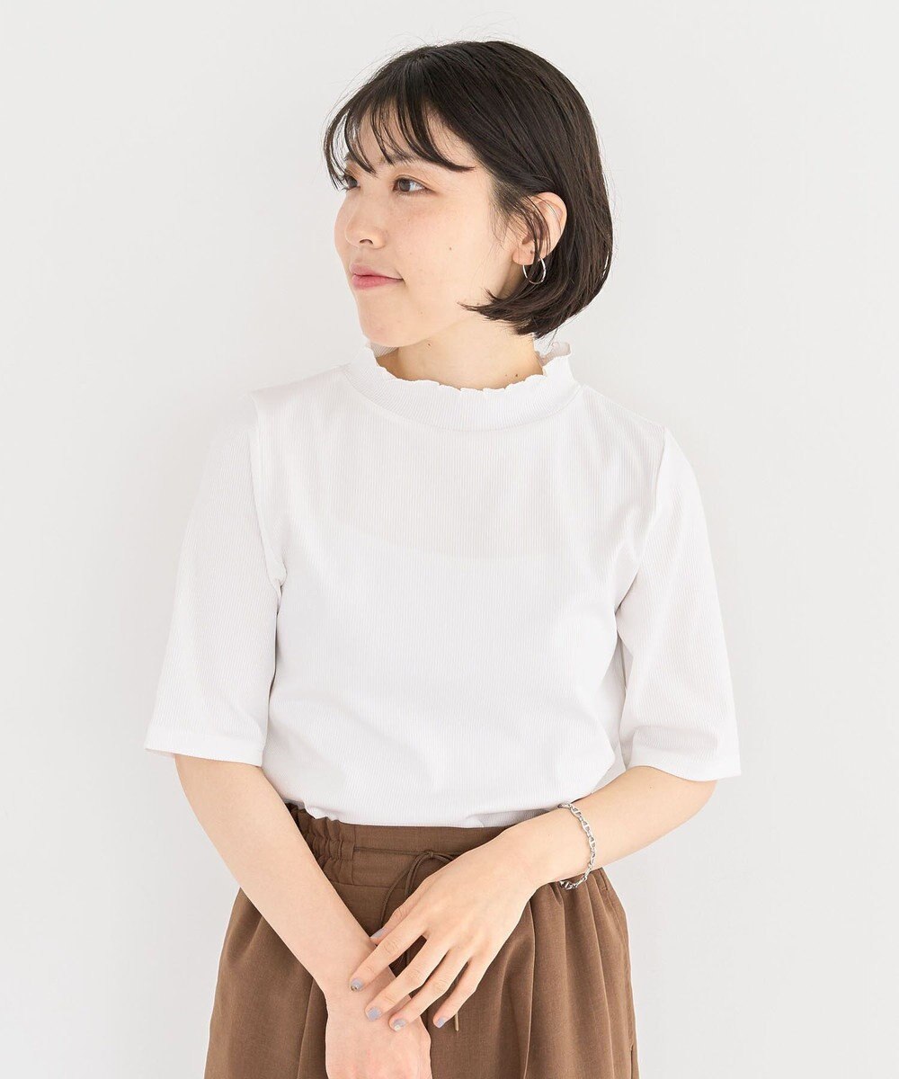 Green Parks ・Ｐｅｔｉｔ　Ｆｌｅｕｒ　５分袖メロウリブＴＥＥ 