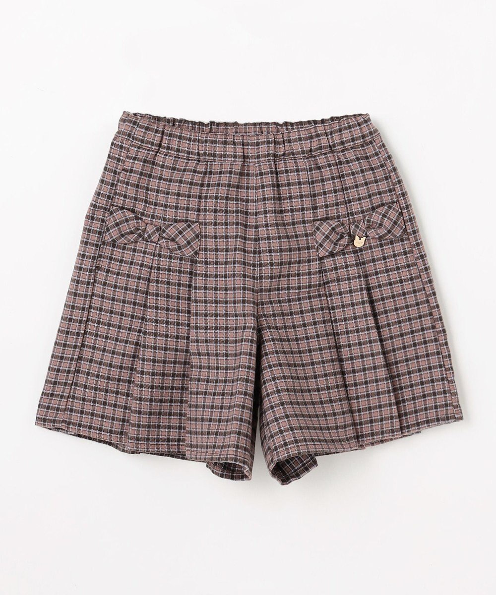 ANY KIDS チェック柄 ショートパンツ 
